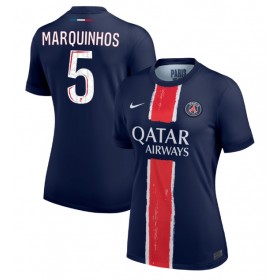 Paris Saint-Germain Marquinhos #5 Hemmakläder Dam 2024-25 Kortärmad